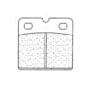 CL BRAKES Street Remblokken - 2332S4 Gesinterd metaal