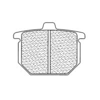CL BRAKES Street Remblokken - 2814S4 Gesinterd metaal
