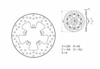 1035447-1-800Wx800H BREMBO Serie Oro ronde vaste remschijf