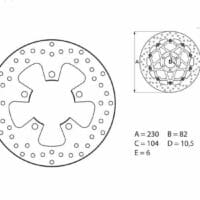 BREMBO Serie Oro ronde vaste remschijf