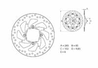 BREMBO Serie Oro ronde vaste remschijf