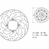 1035541-1-800Wx800H BREMBO Serie Oro ronde vaste remschijf