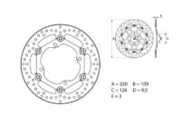 BREMBO Serie Oro ronde zwevende remschijf