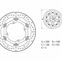 1035576-1-800Wx800H BREMBO Serie Oro ronde zwevende remschijf