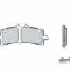 BREMBO OEM Remblokken - 07BB3793 Gesinterd metaal