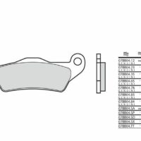 1036274-1-800Wx800H BREMBO OEM Remblokken - 07BB0483 Gesinterd metaal
