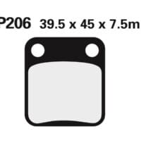 NISSIN Off-Road Remblokken - 2P-206GS Semi-metaal