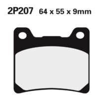 2p207 NISSIN Street Remblokken - 2P-207NS Semi-metaal