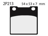 2P213 NISSIN Street Remblokken - 2P-213NS Semi-metaal