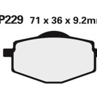 NISSIN Off-Road Remblokken - 2P-229GS Semi-metaal