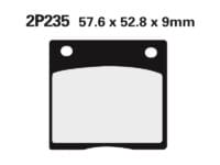 2p235 NISSIN Street Remblokken - 2P-235NS Semi-metaal
