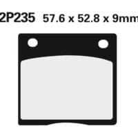 2p235 NISSIN Street Remblokken - 2P-235NS Semi-metaal