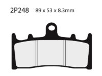 2P248 NISSIN Street Remblokken - 2P-248NS Semi-metaal