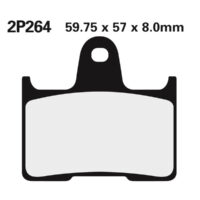 NISSIN Street Remblokken - 2P-264NS Semi-metaal