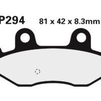 2P294.2 NISSIN Street /Off-Road Remblokken - 2P-294ST Gesinterd metaal