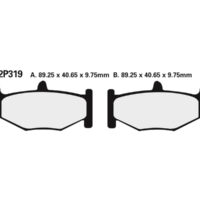 2P319 NISSIN Street Remblokken - 2P-319NS Semi-metaal