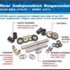 ALL BALLS A-arm revisieset achterzijde Suzuki LTA 450X King Quad