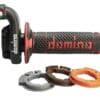 DOMINO KRK Throttle Handle with grips Black/Red