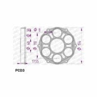 AFAM Achtertandwiel drager - Type 51804/51803