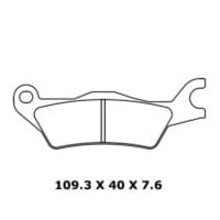 CL BRAKES Street Remblokken - 1258XBK5 Gesinterd metaal