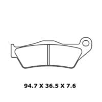 CL BRAKES Street Remblokken - 1258XBK5 Gesinterd metaal