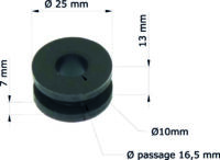 TOURMAX Multifunctionele rubber dempers Honda CR125R