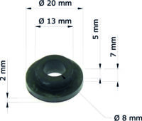 TOURMAX Multifunctionele rubber dempers Honda XR650L
