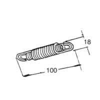1053494-1-800Wx800H BUZZETTI Dubbele Veer voor middenstandaard - Kymco