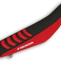 1054156-1-800Wx800H BLACKBIRD Double Grip 3 Seat Cover Red/Black Honda CRF250R/450R