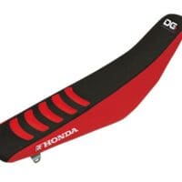 1054166-1-800Wx800H Zadelhoes BLACKBIRD Double Grip 3 rood/zwart Honda CRF250R/450R