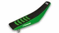 1054338-1-800Wx800H BLACKBIRD Double Grip 3 Black/Green Seat Cover Kawasaki KX250F KX450F