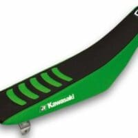 1054338-1-800Wx800H BLACKBIRD Double Grip 3 Black/Green Seat Cover Kawasaki KX250F KX450F