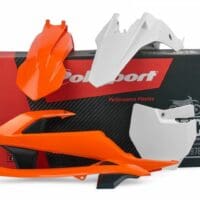 1057649-1-800Wx800H POLISPORT Plastic kit + luchtfilterdeksel / zijnummerplaten OEM kleur (2016) KTM SX65