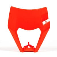 RACETECH plastic onderdeel koplampplaat fluo oranje KTM EXC