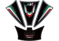 MOTOGRAFIX tankbeschermer 3 stuks zwart MV Agusta F3 800