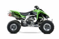 Vervangingsdemper YOSHIMURA USA RS2 rvs/aluminium met rvs eindkap voor 751041 Kawasaki KFX450R