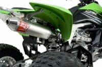 Vervangingsdemper YOSHIMURA USA RS2 rvs/aluminium met rvs eindkap voor 751041 Kawasaki KFX450R