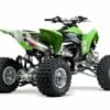Vervangingsdemper YOSHIMURA USA RS2 rvs/aluminium met rvs eindkap voor 751041 Kawasaki KFX450R