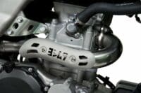 Vervangingsdemper YOSHIMURA USA RS2 rvs/aluminium met rvs eindkap voor 751041 Kawasaki KFX450R