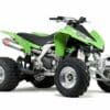 Vervangingsdemper YOSHIMURA USA RS2 rvs/aluminium met rvs eindkap voor 751041 Kawasaki KFX450R