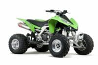 Vervangingsdemper YOSHIMURA USA RS2 rvs/aluminium met rvs eindkap voor 751041 Kawasaki KFX450R