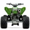 Vervangingsdemper YOSHIMURA USA RS2 rvs/aluminium met rvs eindkap voor 751041 Kawasaki KFX450R