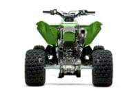Vervangingsdemper YOSHIMURA USA RS2 rvs/aluminium met rvs eindkap voor 751041 Kawasaki KFX450R