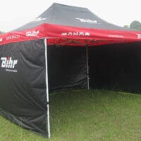 BIHR Home Track paddock tent 4.5x3m incl. 3 afneembare zijpanelen