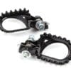 S3 Hard Rock voetsteun achter +10mm zwart staal