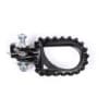 S3 Hard Rock voetsteun achter +10mm zwart staal