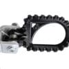 S3 Hard Rock voetsteun achter +10mm zwart staal