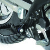S3 Hard Rock voetsteun midden zilver staal