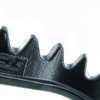 S3 Hard Rock voetsteun midden zilver staal