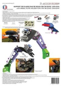1061138-7-800Wx800H ACCESS DESIGN kentekenplaathouder ''over het wiel'' zwart KTM Duke 790/890